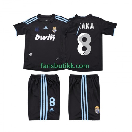 Fotballdrakt Real Madrid KAKA 8 2009 2010 Barn Retro Bortetrøye Kortermet